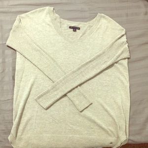 American Eagle cream sweater